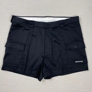Sportif USA Shorts Mens 40 Black Original Cargo Short Gorpcore Resort Utility